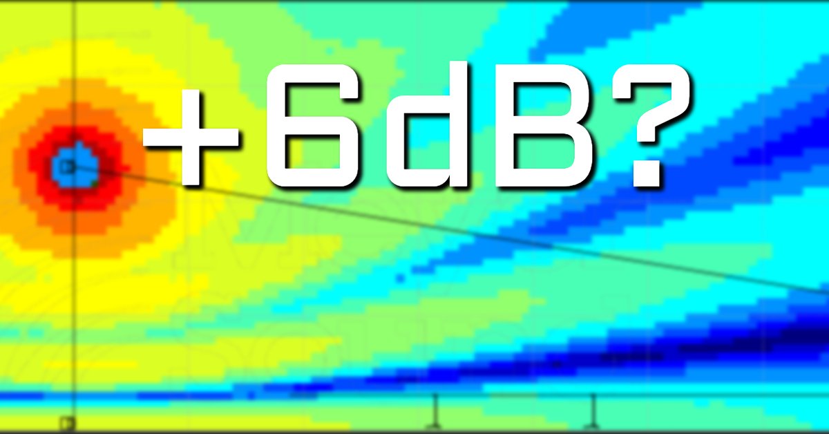 Do ground stacked subwoofers really give you 6dB for free?