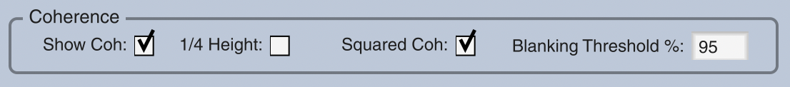 coherence settings