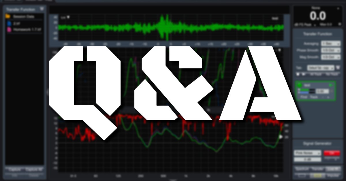 120 Minutes of Sound System Tuning Q&A