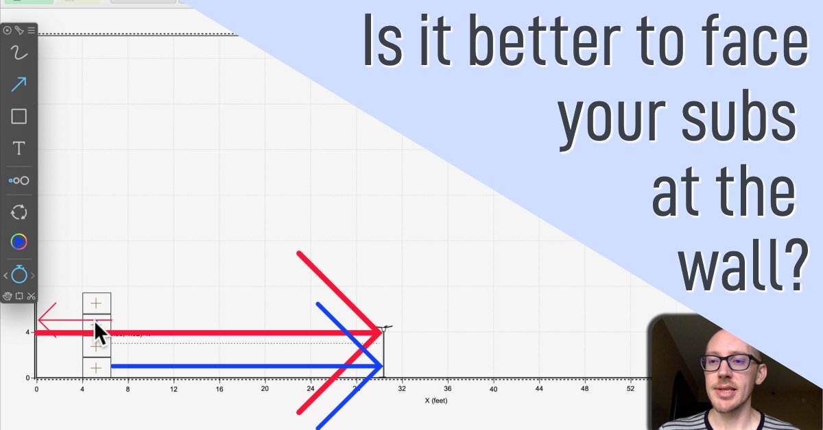 Is it better to face your subs at the wall?